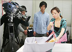 The Honolili Advertiser 取材記者と
